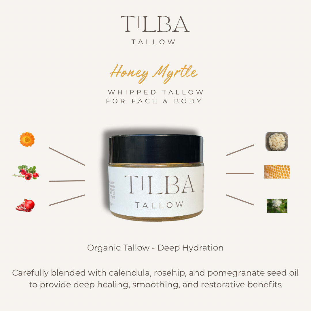 Tallow Balm - Honey Myrtle smooth & hydrate