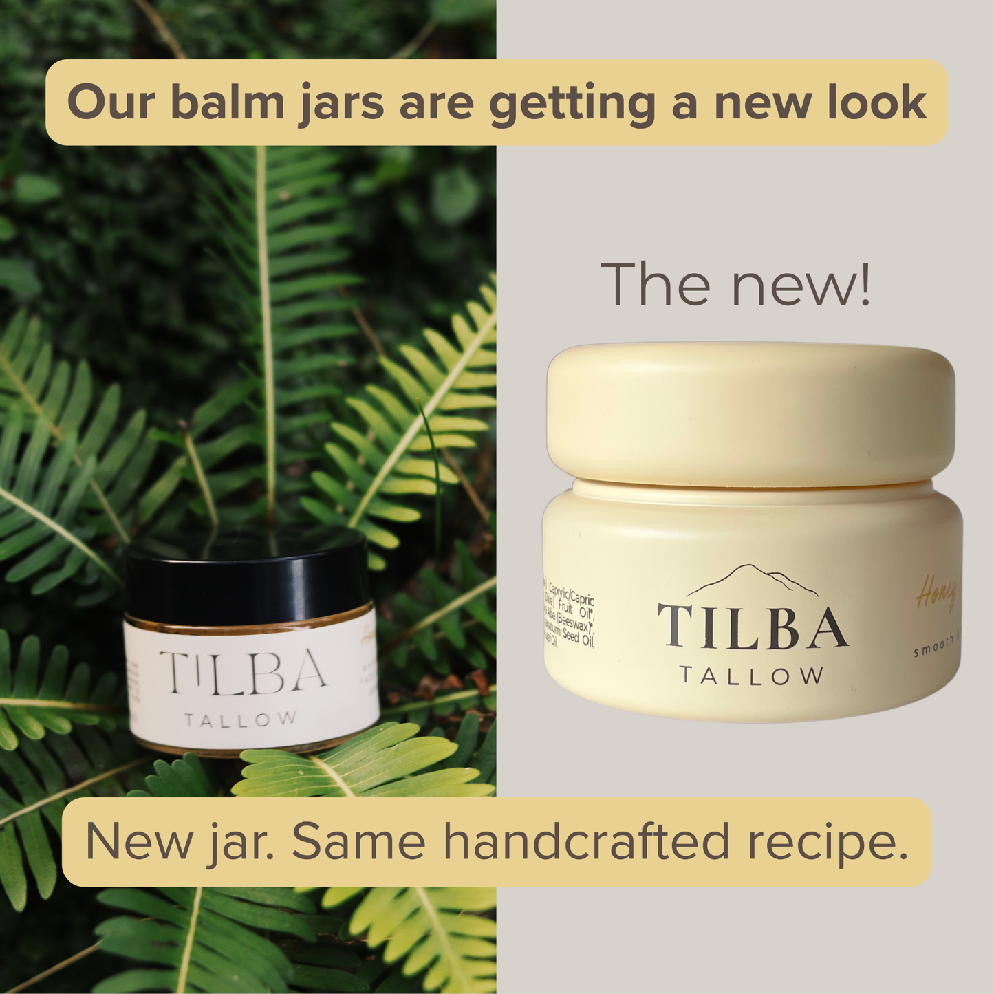 Tallow Balm - Honey Myrtle smooth & hydrate