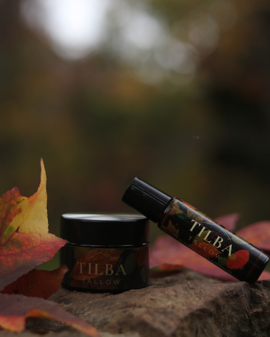 The Autumn Set limited edition whipped tallow balm x serum